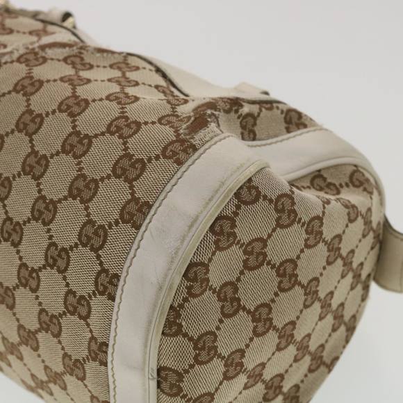 GUCCI GG Canvas Hand Bag Beige 189825 Auth 38711 - Picture 14 of 16